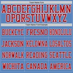 Custom Light Blue Red-White Mesh Authentic Football Jersey Custom Light Blue Red-White Mesh Authentic Football Jersey