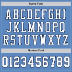 Custom Light Blue White-Navy Mesh Authentic Football Jersey Custom Light Blue White-Navy Mesh Authentic Football Jersey