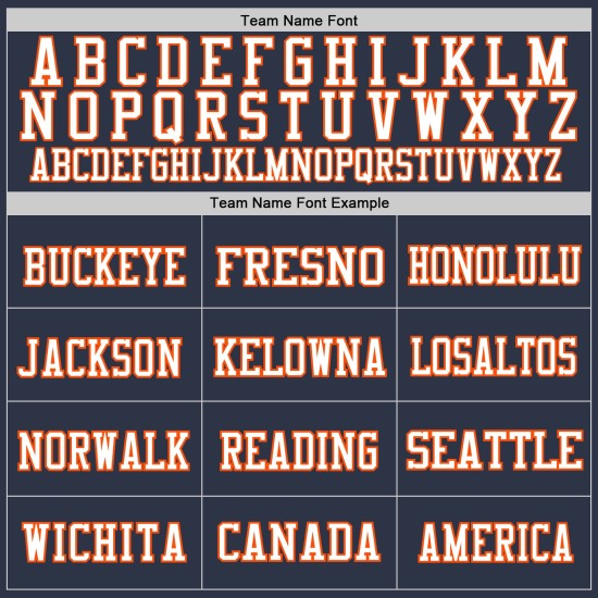 Custom Navy Orange-White Mesh Authentic Football Jersey Custom Navy Orange-White Mesh Authentic Football Jersey