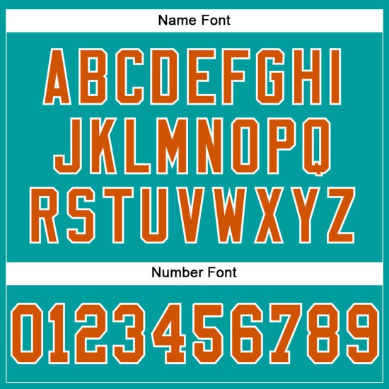 Custom Aqua Texas Orange-White Mesh Authentic Football Jersey Custom Aqua Texas Orange-White Mesh Authentic Football Jersey