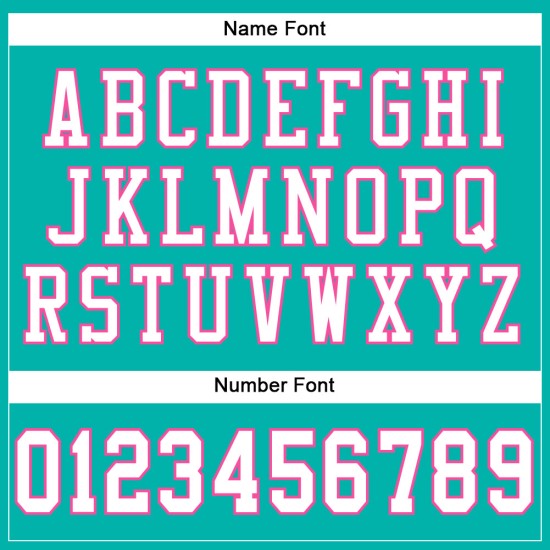 Custom Aqua White-Pink Mesh Authentic Football Jersey Custom Aqua White-Pink Mesh Authentic Football Jersey