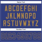 Custom Royal Royal-Old Gold Mesh Authentic Football Jersey Custom Royal Royal-Old Gold Mesh Authentic Football Jersey