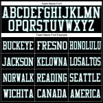 Custom Black White-Midnight Green Mesh Authentic Football Jersey Custom Black White-Midnight Green Mesh Authentic Football Jersey