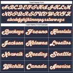 Custom Navy White-Orange Mesh Authentic Throwback Football Jersey Custom Navy White-Orange Mesh Authentic Throwback Football Jersey