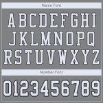 Custom Gray White-Black Mesh Authentic Football Jersey Custom Gray White-Black Mesh Authentic Football Jersey