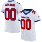 Custom White Red-Royal Mesh Authentic Football Jersey Custom White Red-Royal Mesh Authentic Football Jersey