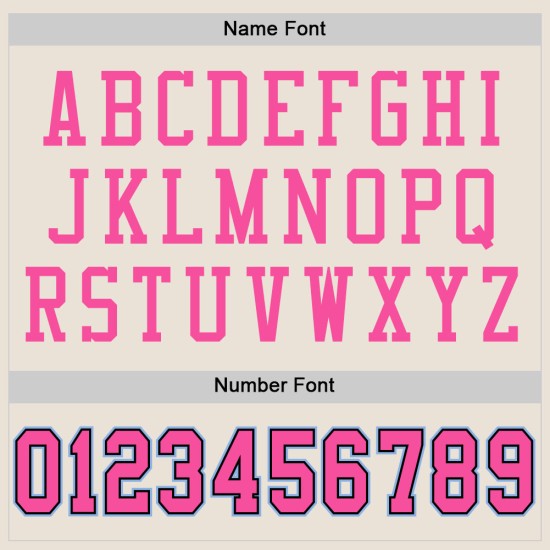 Custom Cream Pink Black-Light Blue Mesh Authentic Football Jersey Custom Cream Pink Black-Light Blue Mesh Authentic Football Jersey