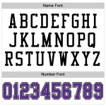 Custom White Purple Gray-Black Mesh Authentic Football Jersey Custom White Purple Gray-Black Mesh Authentic Football Jersey