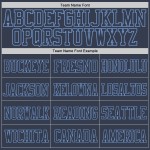 Custom Navy Navy-Light Blue Mesh Authentic Football Jersey Custom Navy Navy-Light Blue Mesh Authentic Football Jersey