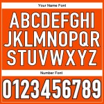 Custom Orange White-Black Mesh Authentic Throwback Football Jersey Custom Orange White-Black Mesh Authentic Throwback Football Jersey