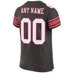 Custom Pewter White-Red Mesh Authentic Football Jersey Custom Pewter White-Red Mesh Authentic Football Jersey