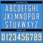 Custom Powder Blue White-Navy Mesh Authentic Throwback Football Jersey Custom Powder Blue White-Navy Mesh Authentic Throwback Football Jersey