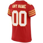 Custom Scarlet White-Gold Mesh Authentic Football Jersey Custom Scarlet White-Gold Mesh Authentic Football Jersey