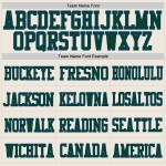 Custom Cream Green-Royal Mesh Authentic Football Jersey Custom Cream Green-Royal Mesh Authentic Football Jersey