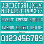 Custom Aqua White-Navy Mesh Authentic Football Jersey Custom Aqua White-Navy Mesh Authentic Football Jersey