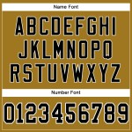 Custom Old Gold Black-White Mesh Authentic Football Jersey Custom Old Gold Black-White Mesh Authentic Football Jersey